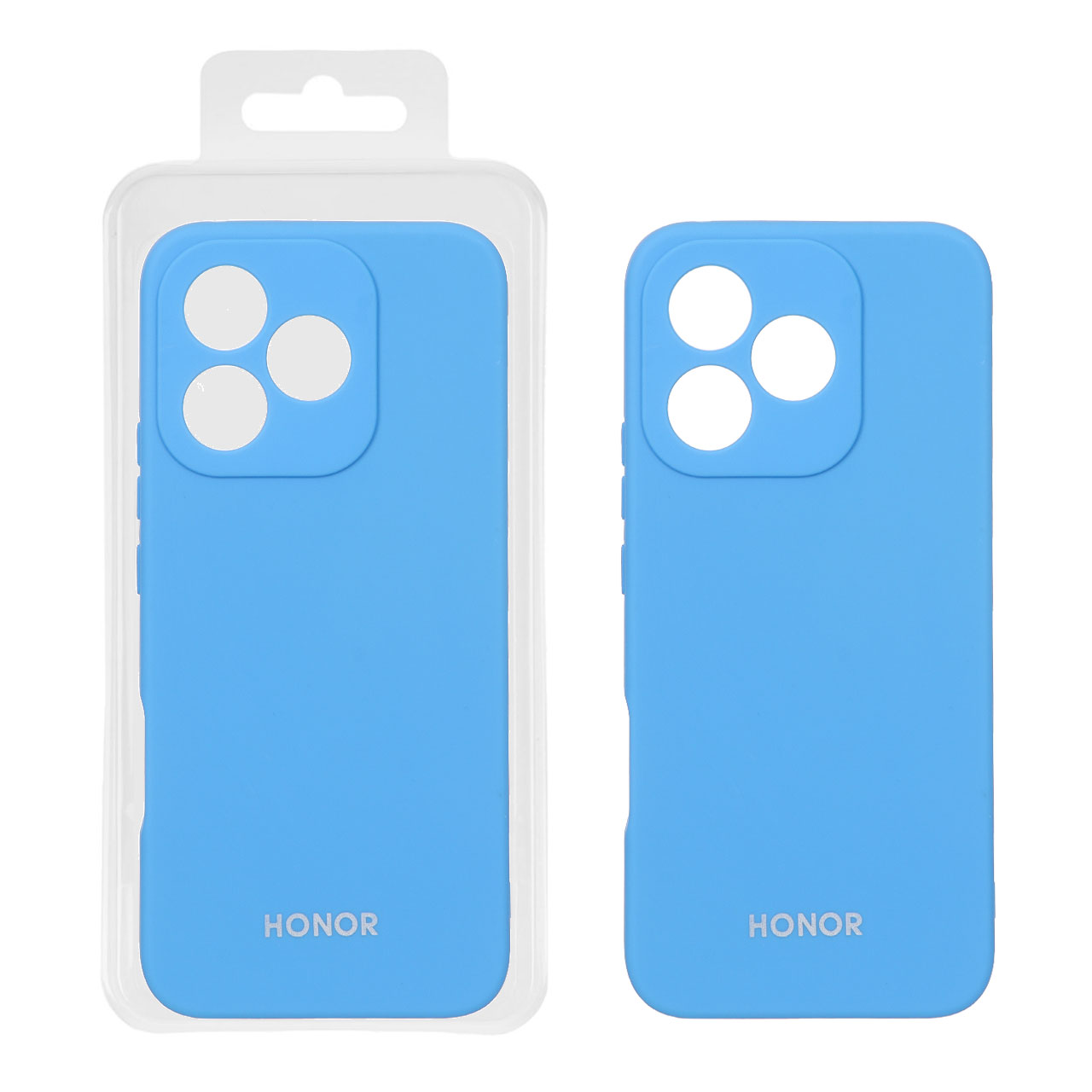 قاب نیو سیلیکون محافظ لنزدار RFF مدل Honor 400 Lite - آبی (پک دار)